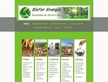 Tablet Screenshot of bioforenergia.com